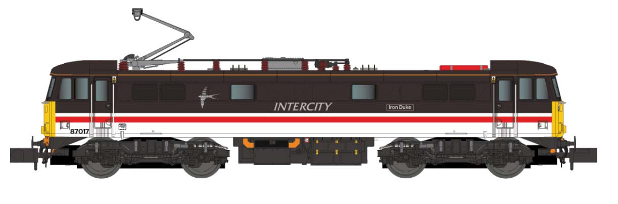 Dapol Class 87 017 Intercity Swallow DA2D-087-002