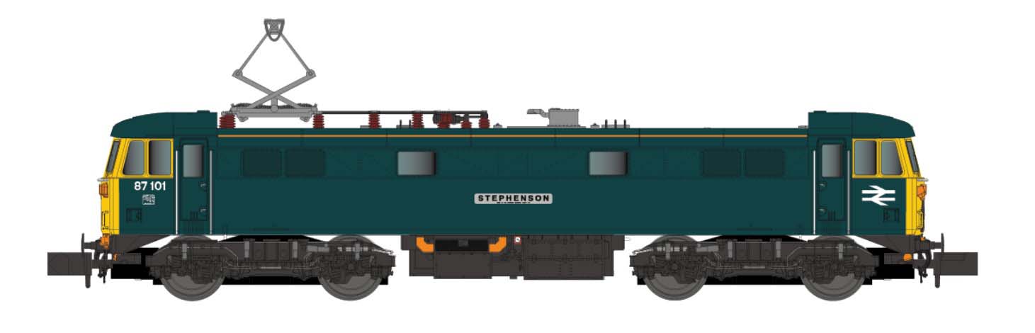 Dapol Class 87 101 'Stephenson' BR Blue DA2D-087-005