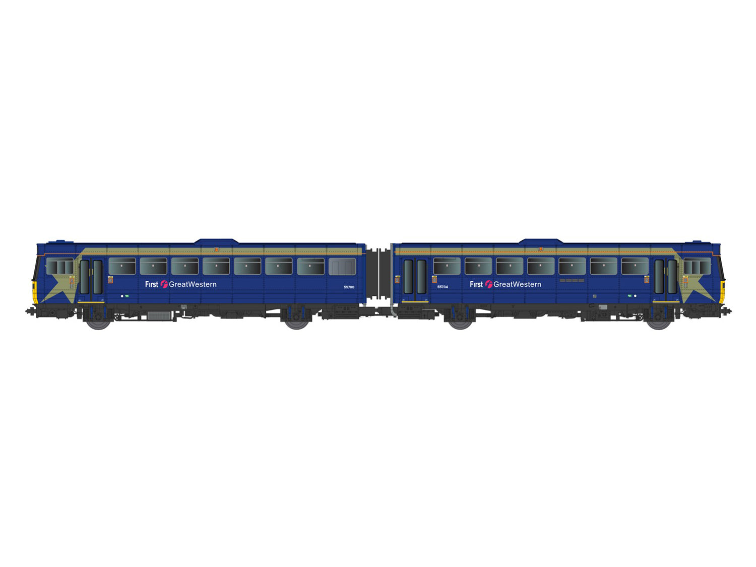 Dapol Class 142 070 First Great Western Blue/Gold DA2D-142-009