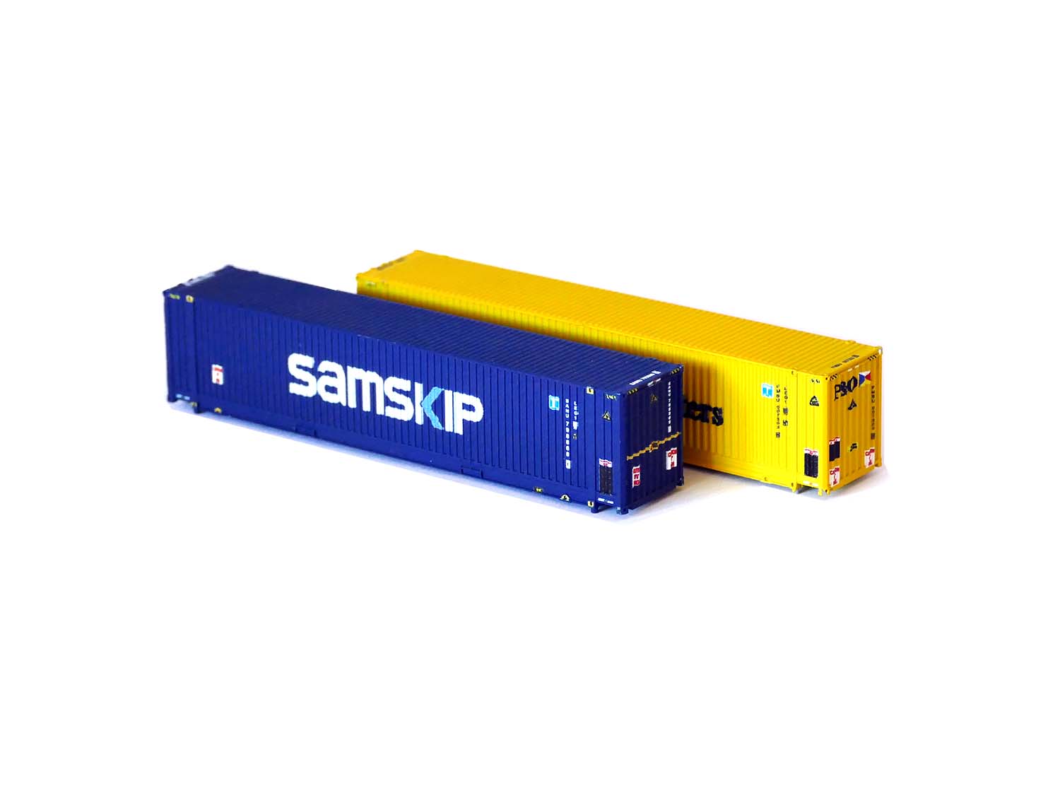 Dapol 45ft Hi-Cube Container Pack (2) P&O/Samskip DA2F-028-019