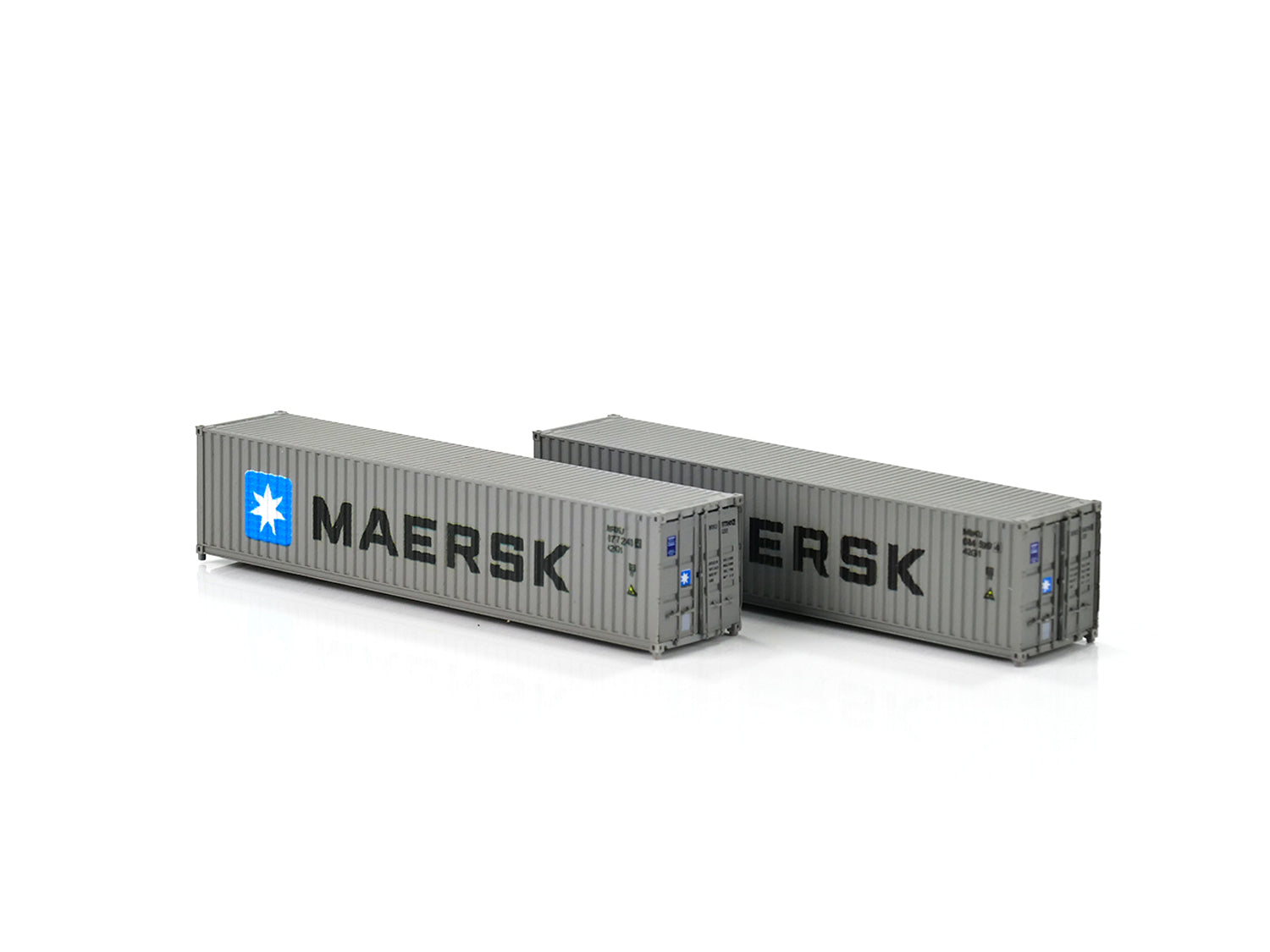 Dapol 40ft Container Set (2) MSKU/MRKU DA2F-028-100