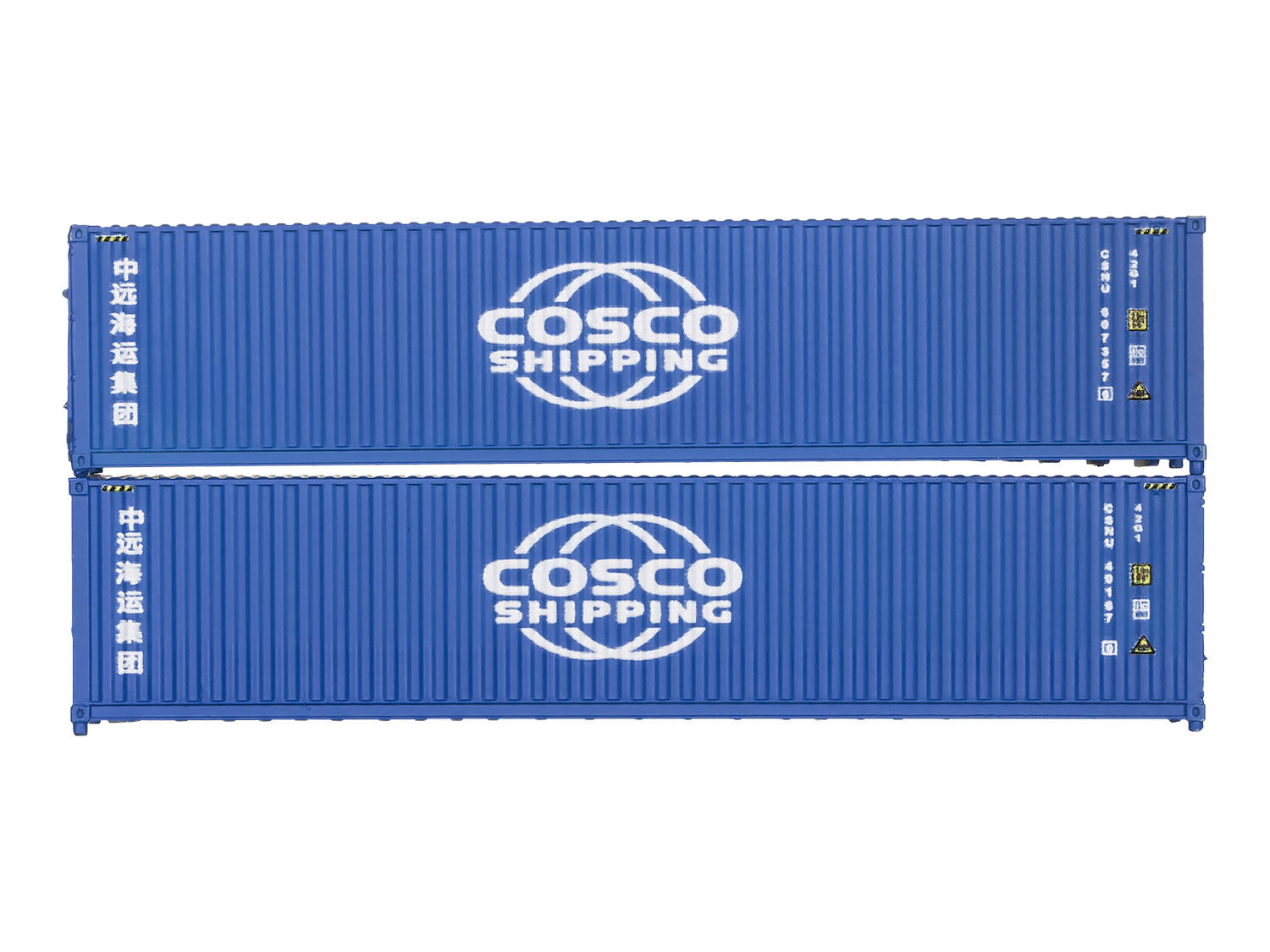 Dapol 40ft Container Set (2) Cosco Shipping DA2F-028-208