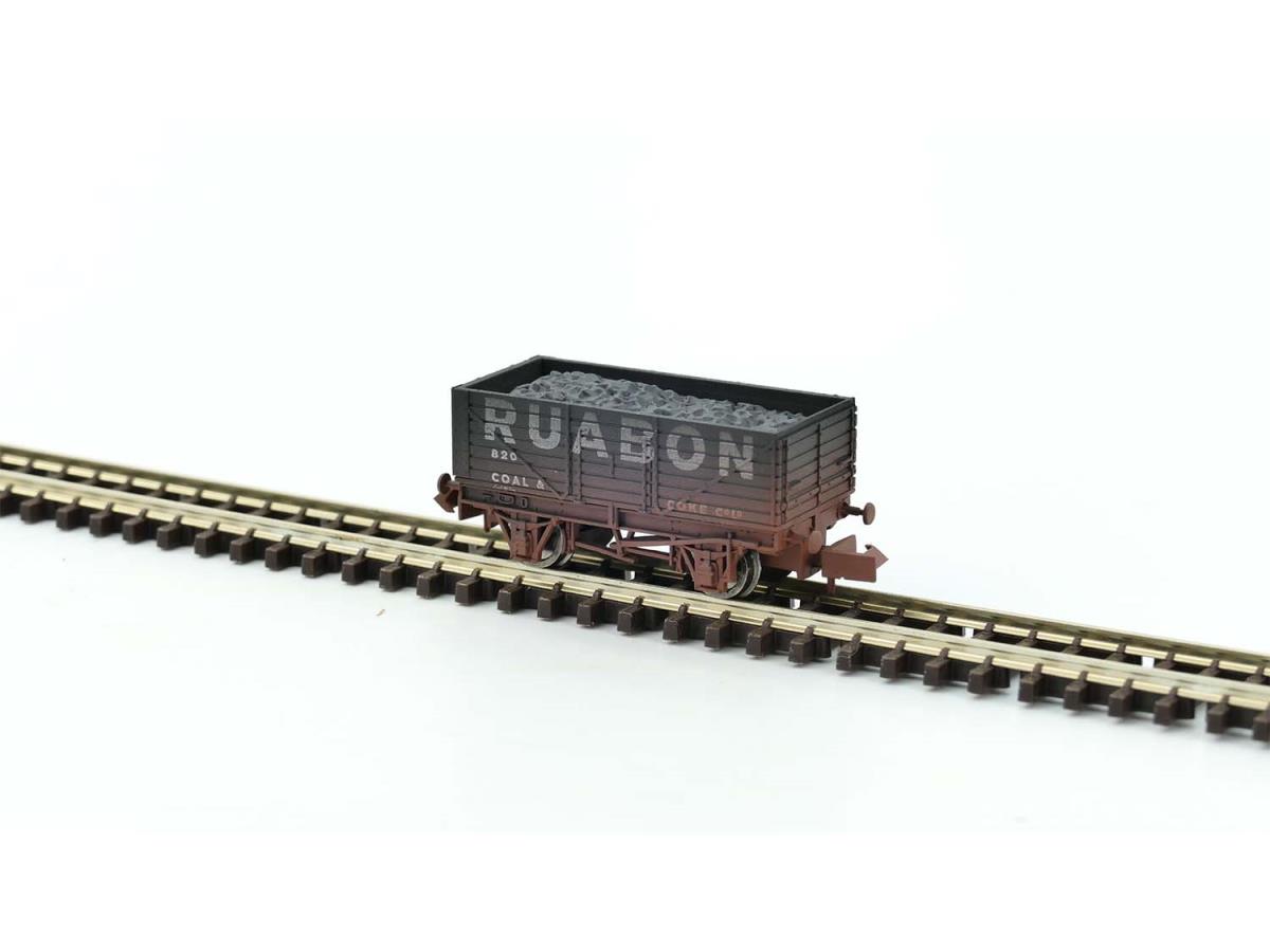 Dapol 7 Plank Wagon Ruabon 820 Weathered DA2F-071-083