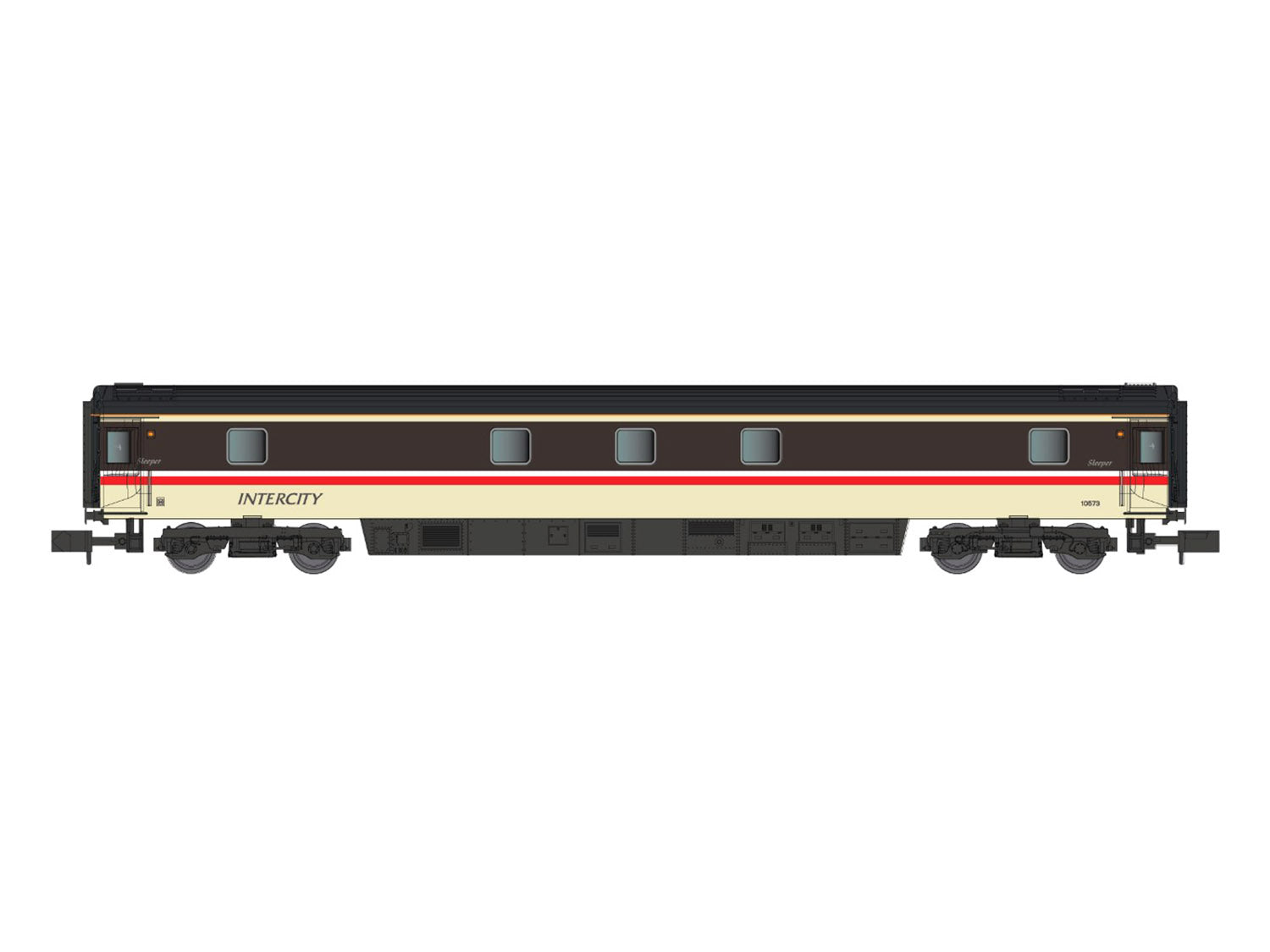Dapol Mk3 Sleeper Coach BR Intercity Swallow 10573 DA2P-006-011