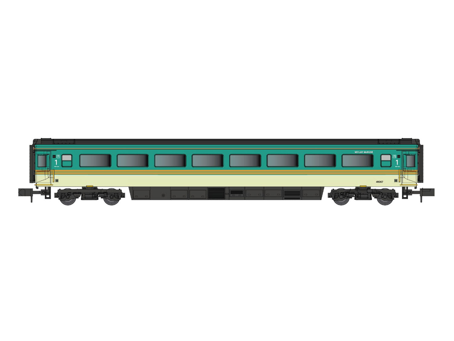 Dapol Mk3 HST 1st Class Coach Midland Mainline 41067 DA2P-008-001