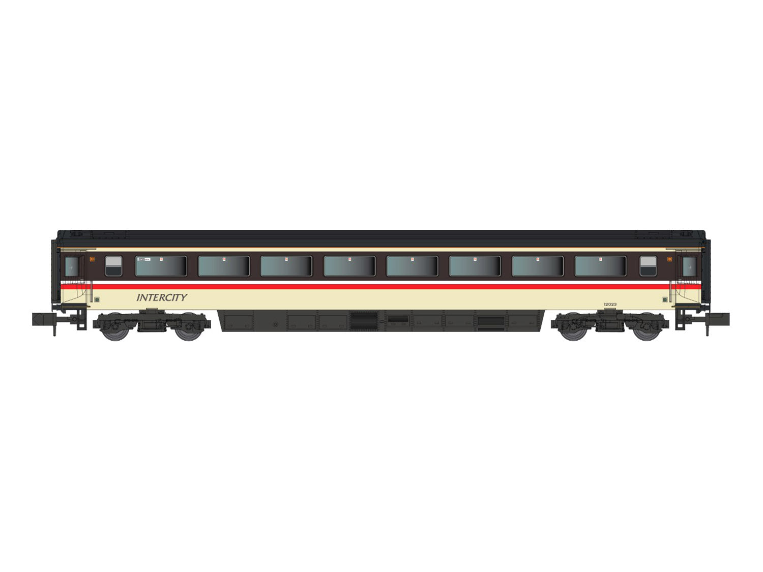 Dapol Mk3 2nd Class Coach BR Intercity Swallow 12023 DA2P-009-100