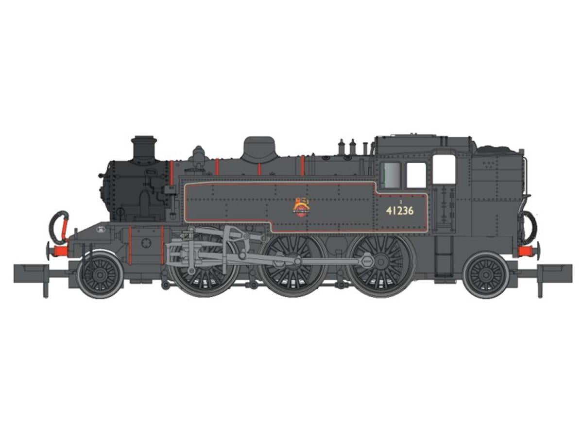 Dapol Ivatt 2-6-2T 41236 BR Early Lined Black (DCC-Fitted) DA2S-015-008D