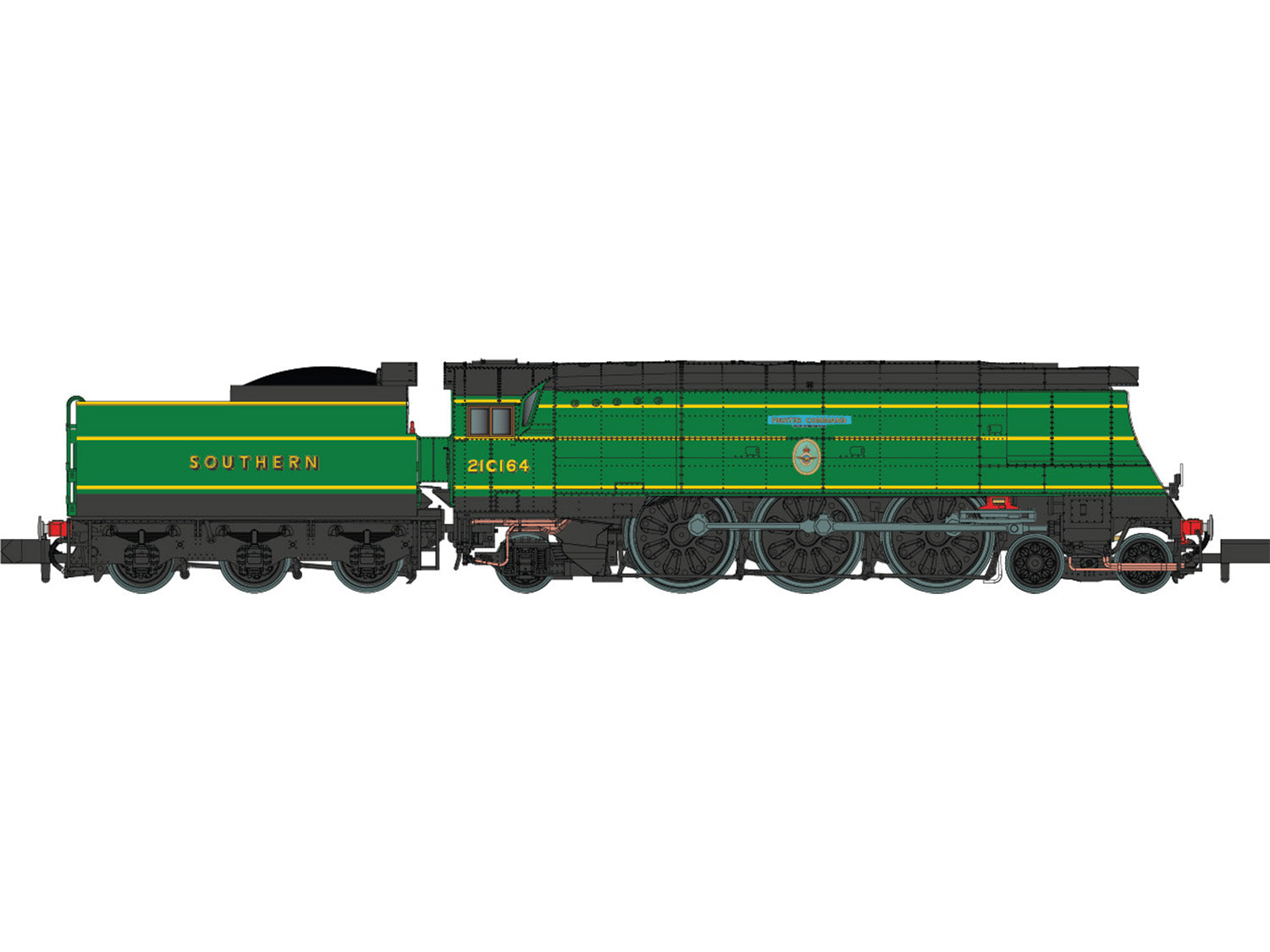 Dapol BofB 21C164 Fighter Command SR Malachite Green (DCC-Sound) DA2S-034-001S