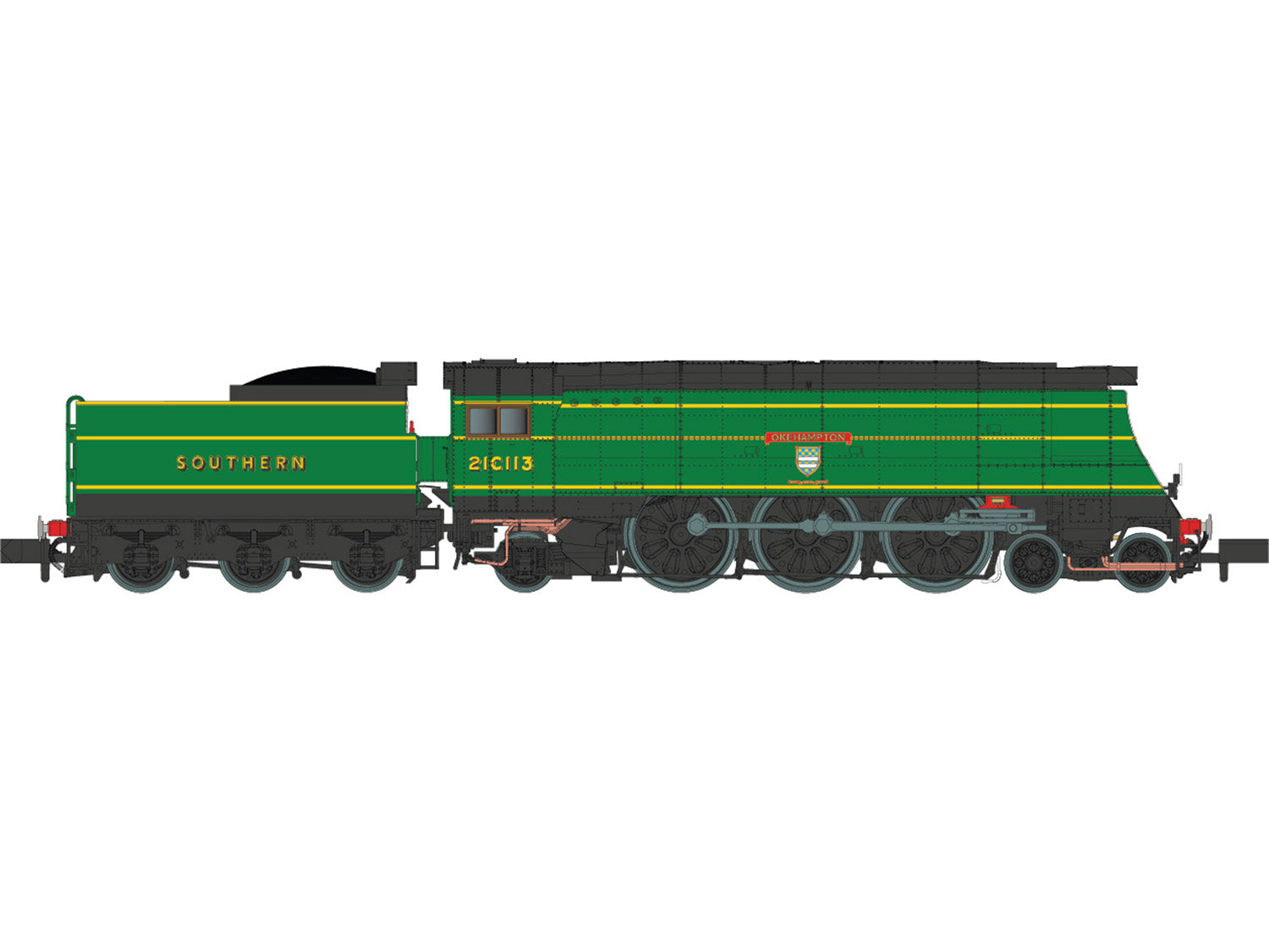 Dapol W/Country 21CC113 Okehampton SR Malachite Grn (DCC Fitted) DA2S-034-004D