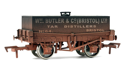 Dapol Rectangular Tank WM Butler & Co. Weathered DA4F-032-006