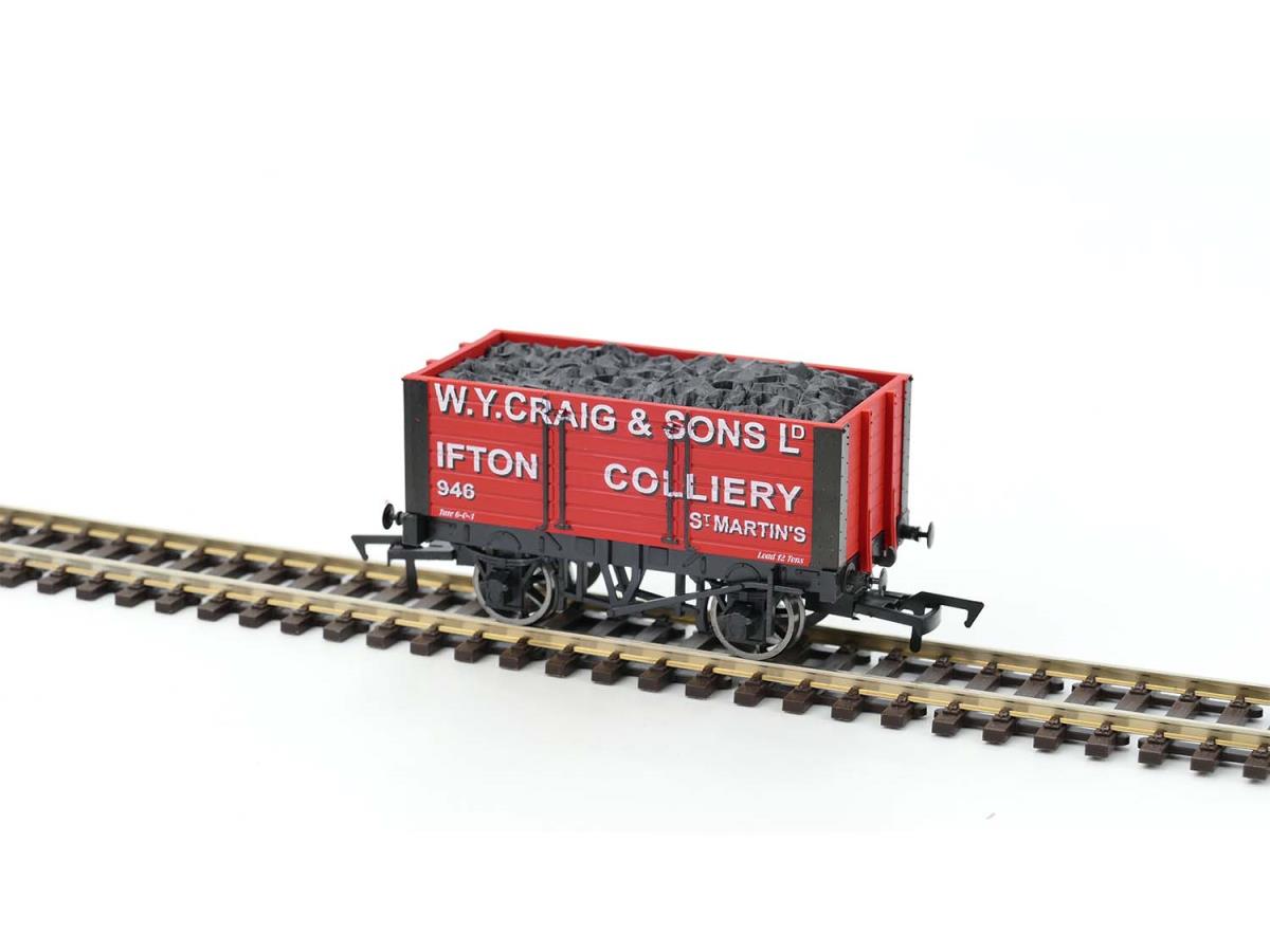 Dapol 7 Plank Wagon 9ft Wheelbase WY Craig Brynkinalt 29918 DA4F-072-025
