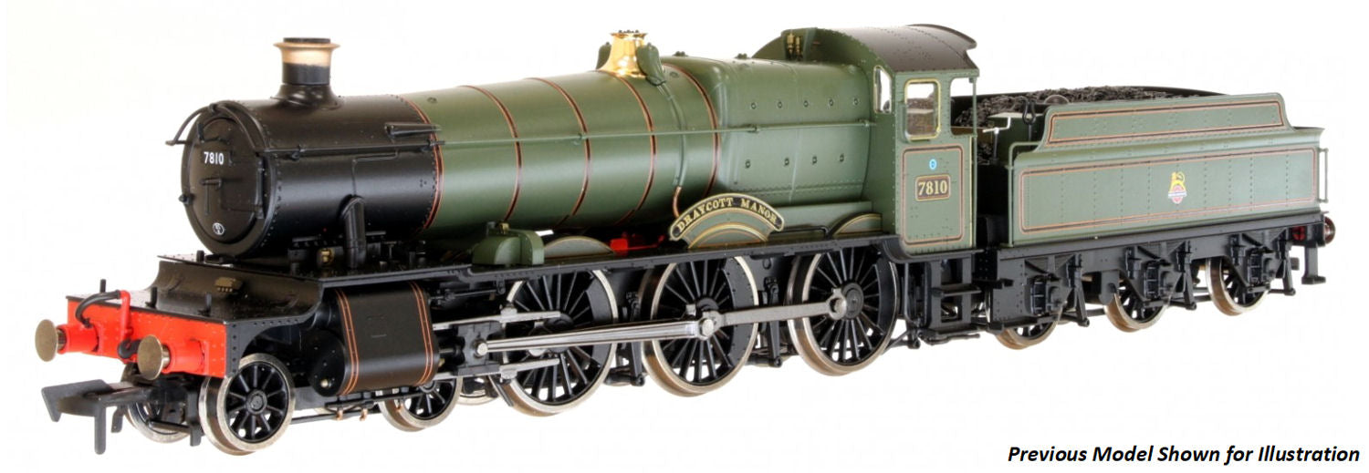 Dapol 7800 Class 7817 Garsington Manor BR Lined Grn (DCC-Fitted) DA4S-001-013D