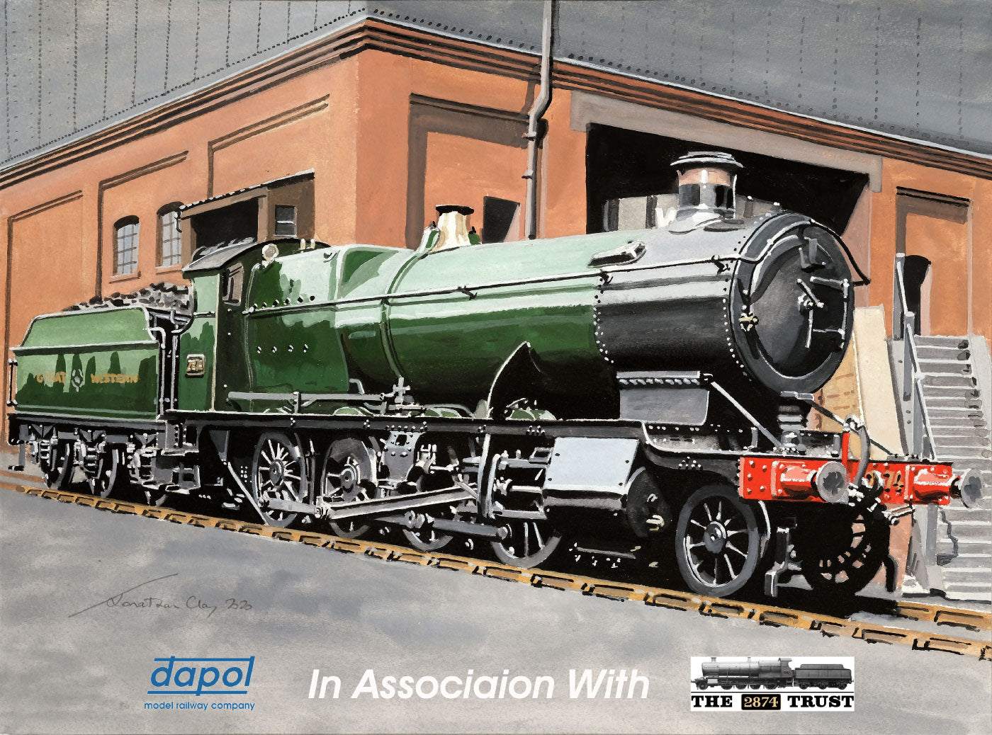 Dapol 28xx/2884 3819 GWR Green (DCC-Fitted) DA4S-009-005D