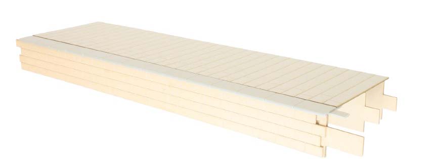 Dapol Kits Kitmaster Genesis Platform Straight Stone Face/Paved Top DA7B-000-001
