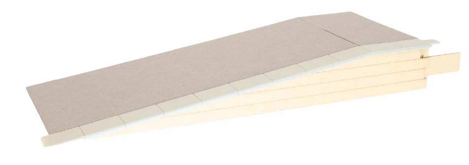Dapol Kits Kitmaster Genesis Platform Ramp RH Stone Face/Tarmac Top DA7B-000-005