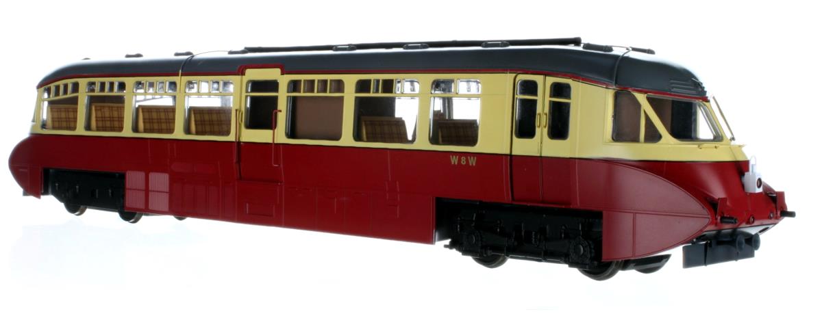 Dapol Streamlined Diesel Railcar W11 BR Choc/Cream (DCC-Fitted) DA7D-011-004D