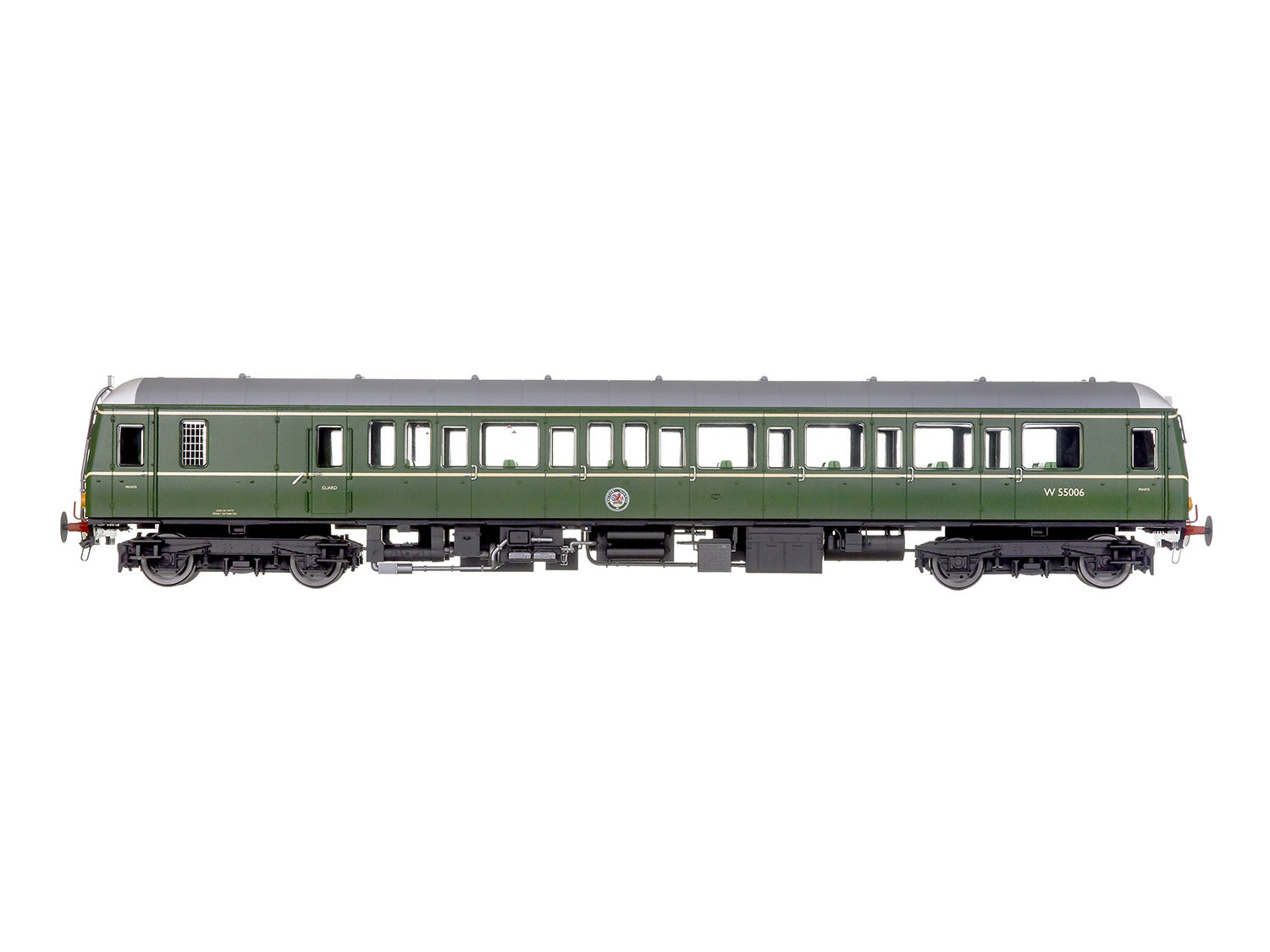 Dapol Class 122 55018 BR Green w/Speed Whiskers (DCC-Fitted) DA7D-015-006D