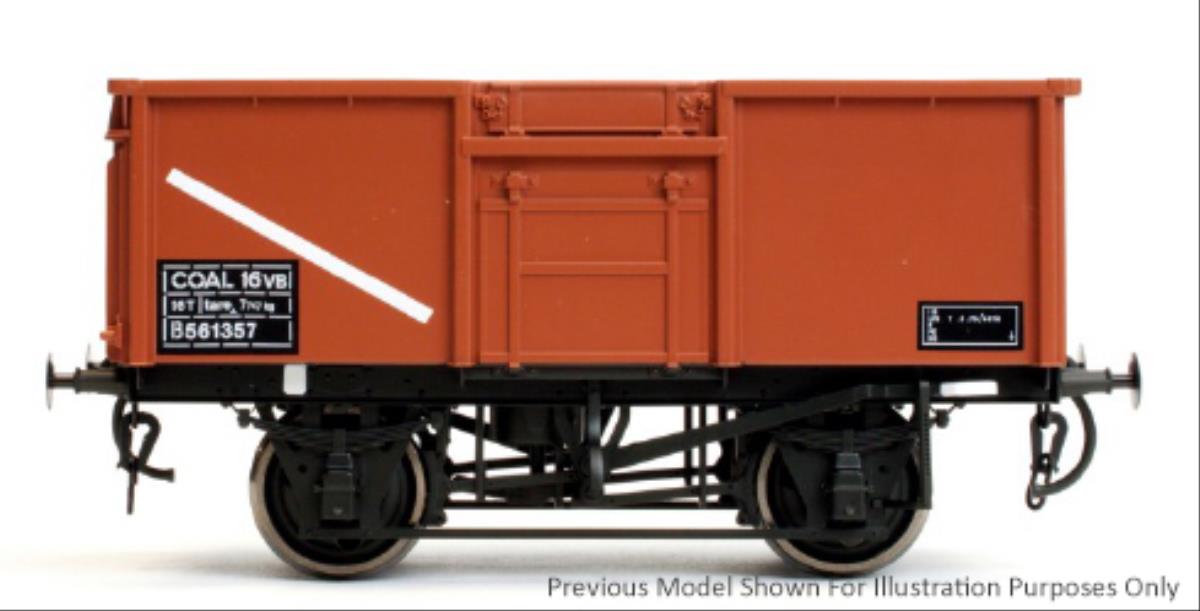 Dapol 16t Steel Mineral Wagon Welded BR Bauxite B562801 Coal 16VB DA7F-030-014
