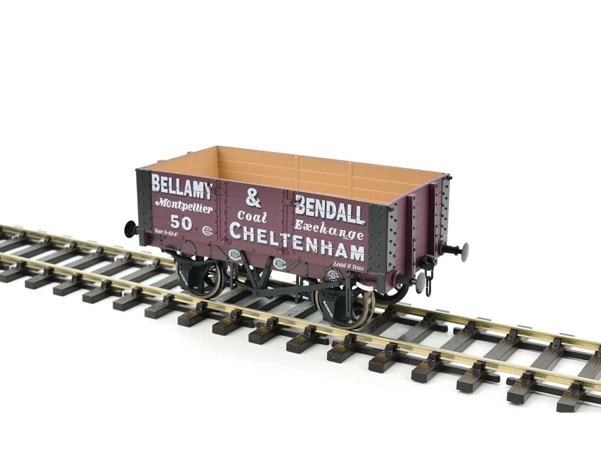 Dapol 5 Plank Wagon 9ft Wheelbase Bellamy & Bendall 50 DA7F-052-009