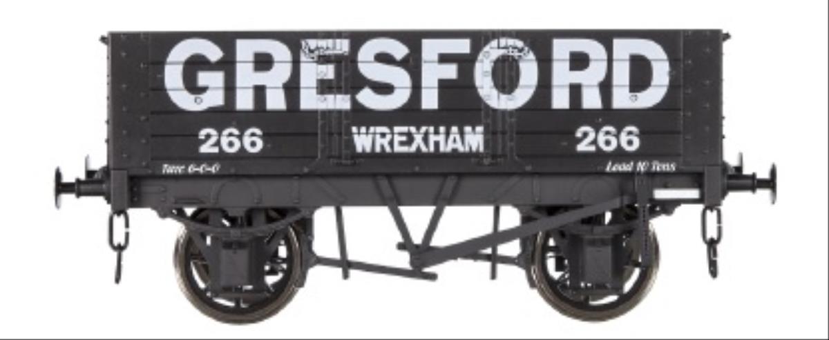 Dapol 5 Plank Wagon 9ft Wheelbase Gresford Wrexham 266 DA7F-052-012