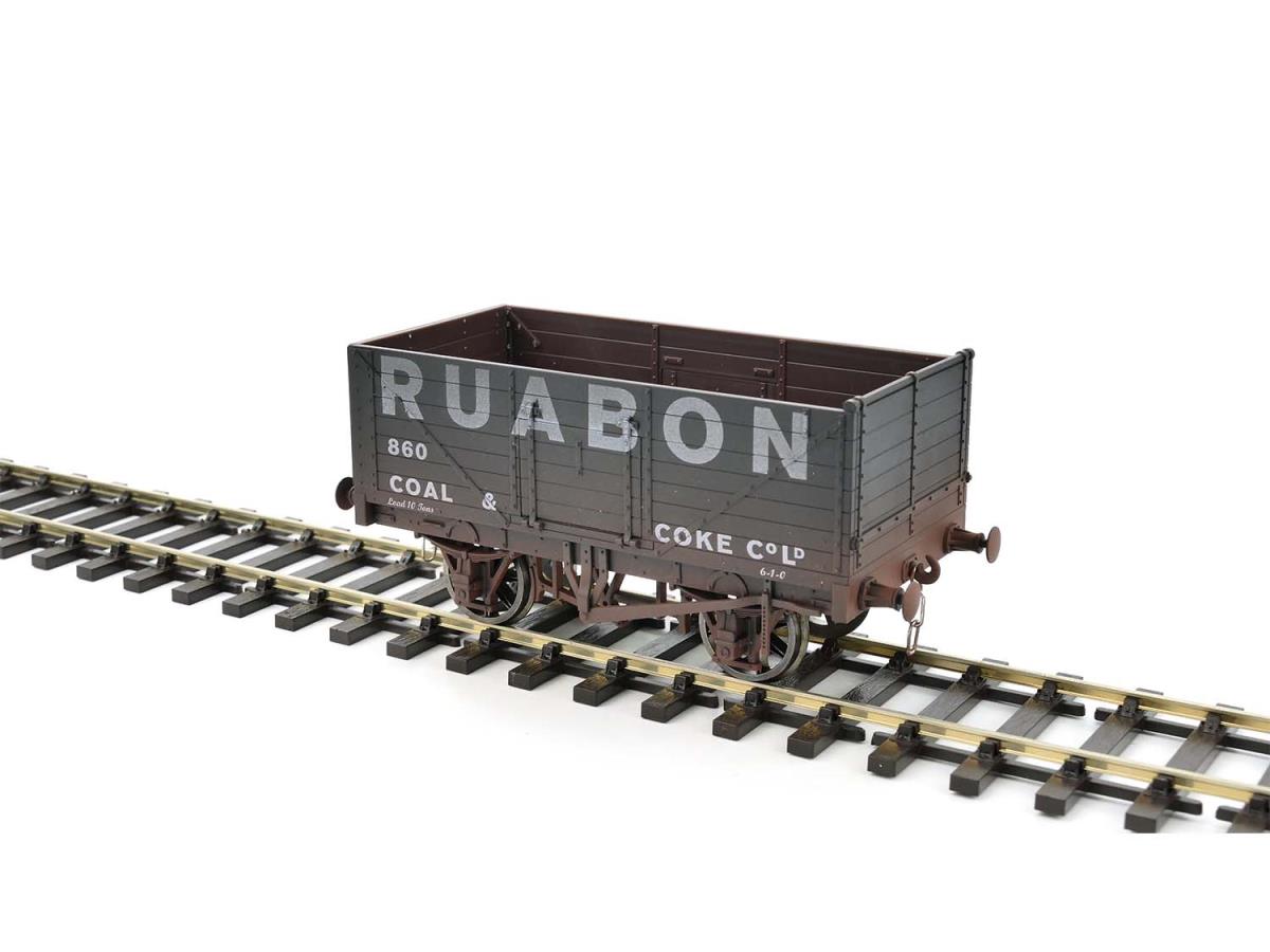 Dapol 7 Plank Wagon Ruabon 860 Weathered DA7F-071-031W