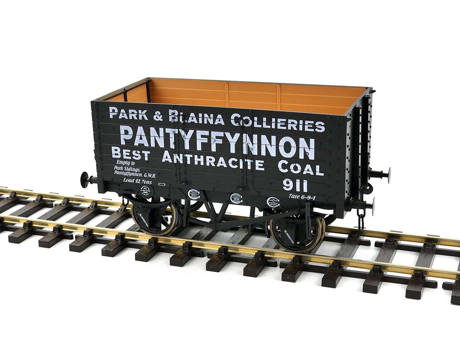 Dapol 7 Plank Wagon 9' Wheelbase Pantyffynnon 911 DA7F-073-015