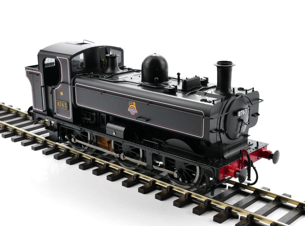 Dapol 57xx Class Pannier 8763 BR Lined Early Black (DCC-Sound) DA7S-007-012S