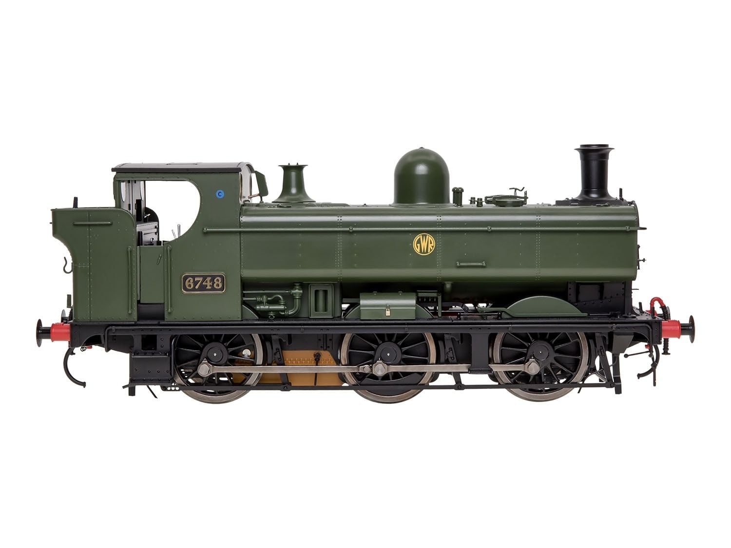 Dapol 57xx Pannier GWR Shirtbutton Green 6748 (DCC-Sound) DA7S-007-014S