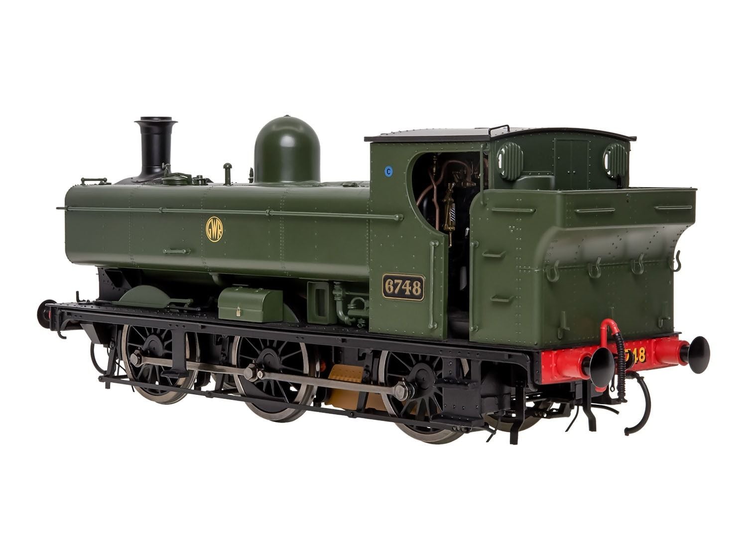 Dapol 57xx Pannier GWR Shirtbutton Green 6748 (DCC-Sound) DA7S-007-014S