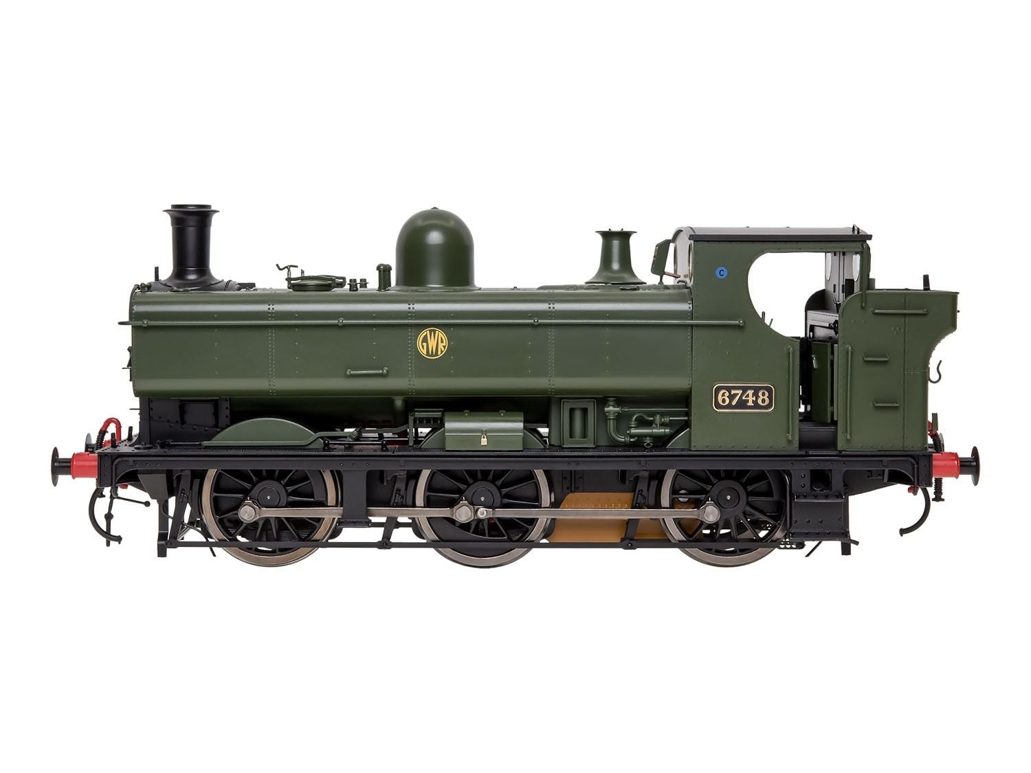 Dapol 57xx Pannier GWR Shirtbutton Green 6748 (DCC-Sound) DA7S-007-014S