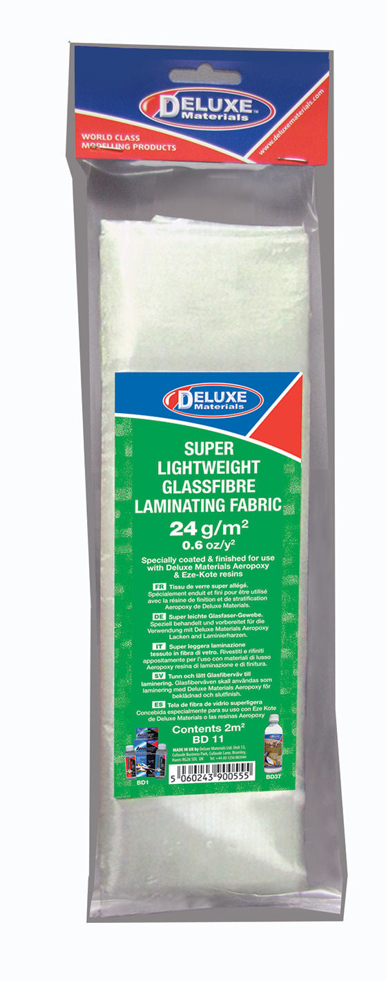 Deluxe Materials Super Lightweight Fibreglass Cloth 24g/sq m DLBD-11