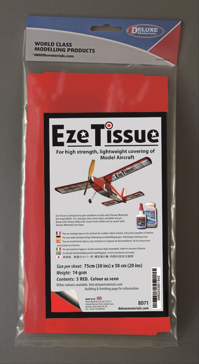Deluxe Materials Eze Tissue Red (5) DLBD-71