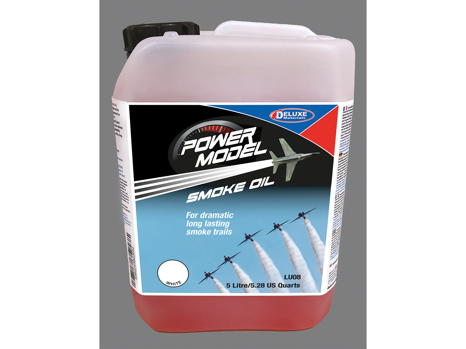 Deluxe Materials PowerModel Jet Smoke Oil (5 Litre) DLLU08