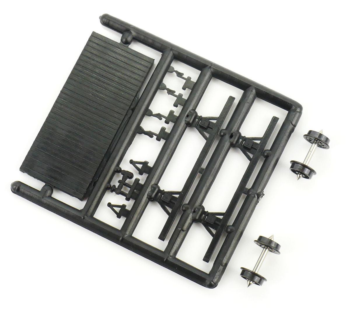 Dundas Models Festiniog Railway Quarrymans Coach Chassis Kit DM47