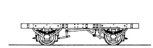 Dundas Models Tralee and Dingle Railway 4 Wheel Chassis Kit DM73