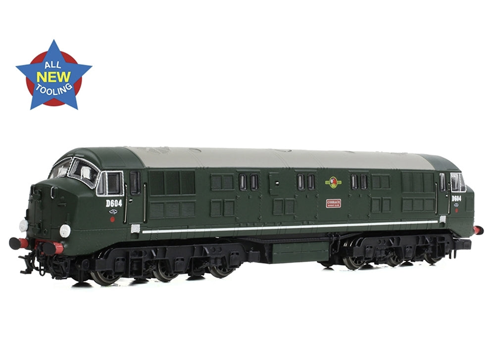 Efe Rail Class 41 'Warship' Disc Headcode D604 'Cossack' BR Green (L/Crest) E84527