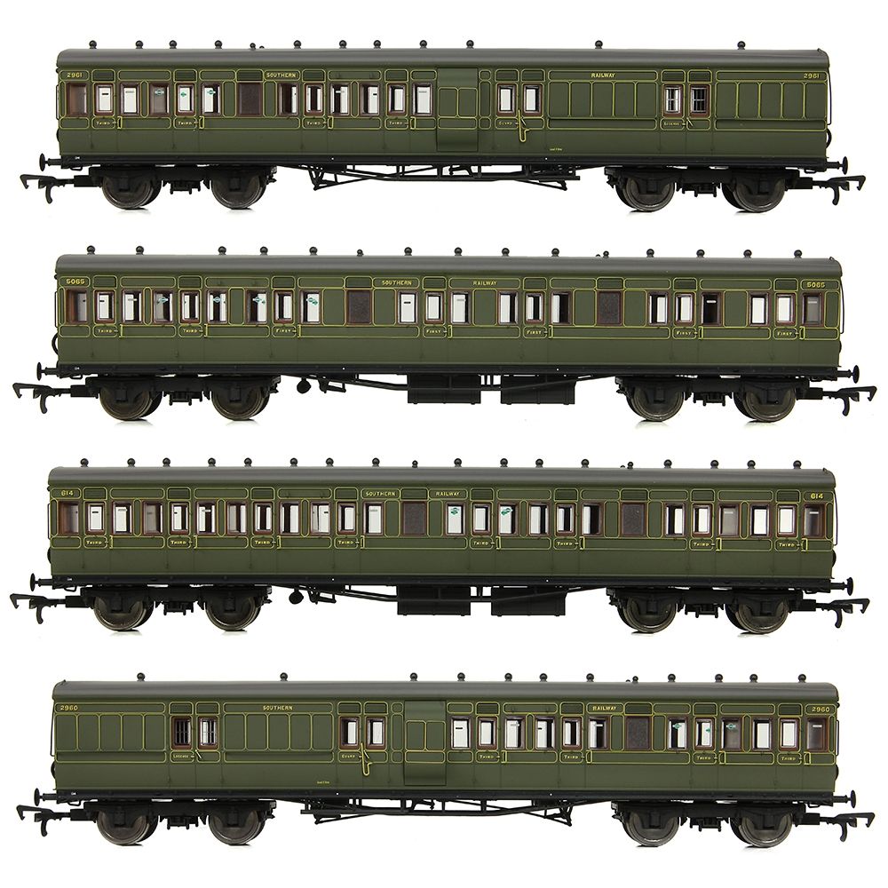 EFE Rail LSWR Cross Country 4-Coach Pack SR Maunsell Green E86012
