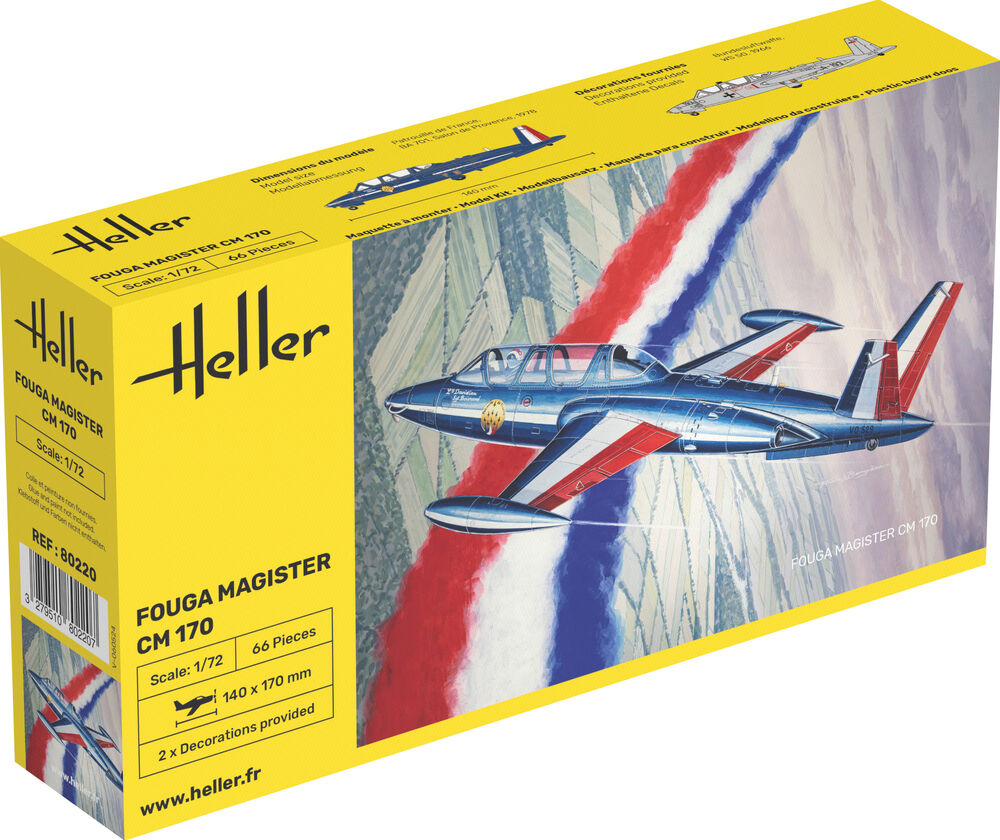 Heller 1:72 - Fouga Magister CM 170