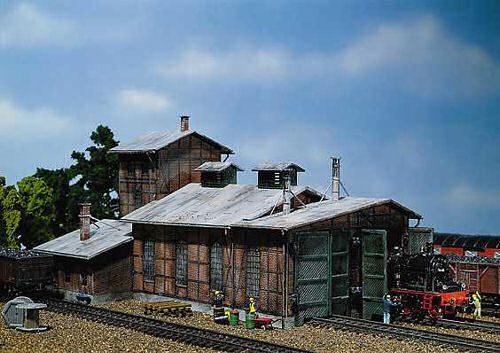 Faller Engine Shed (2 Road) Kit II FA120161