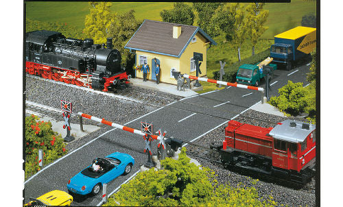 Faller Protected Level Crossing Kit with Motor III FA120171