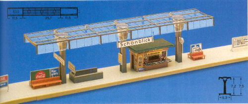 Faller Covered Platform Kit III FA120187