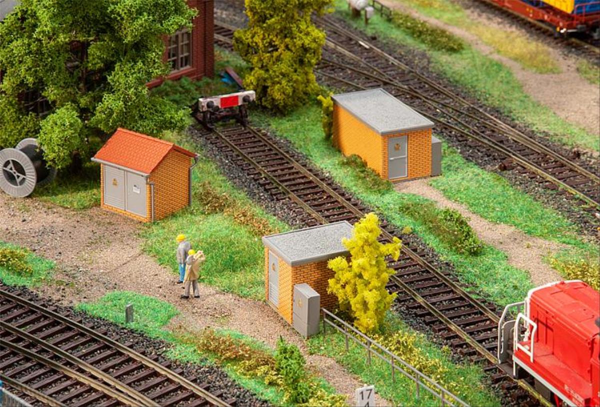 Faller Brick Substations (3) Kit FA120266