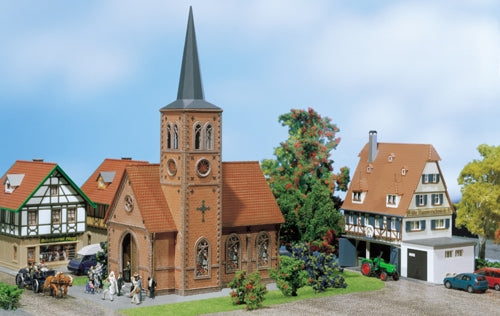 Faller Small Town Church Kit II FA130239