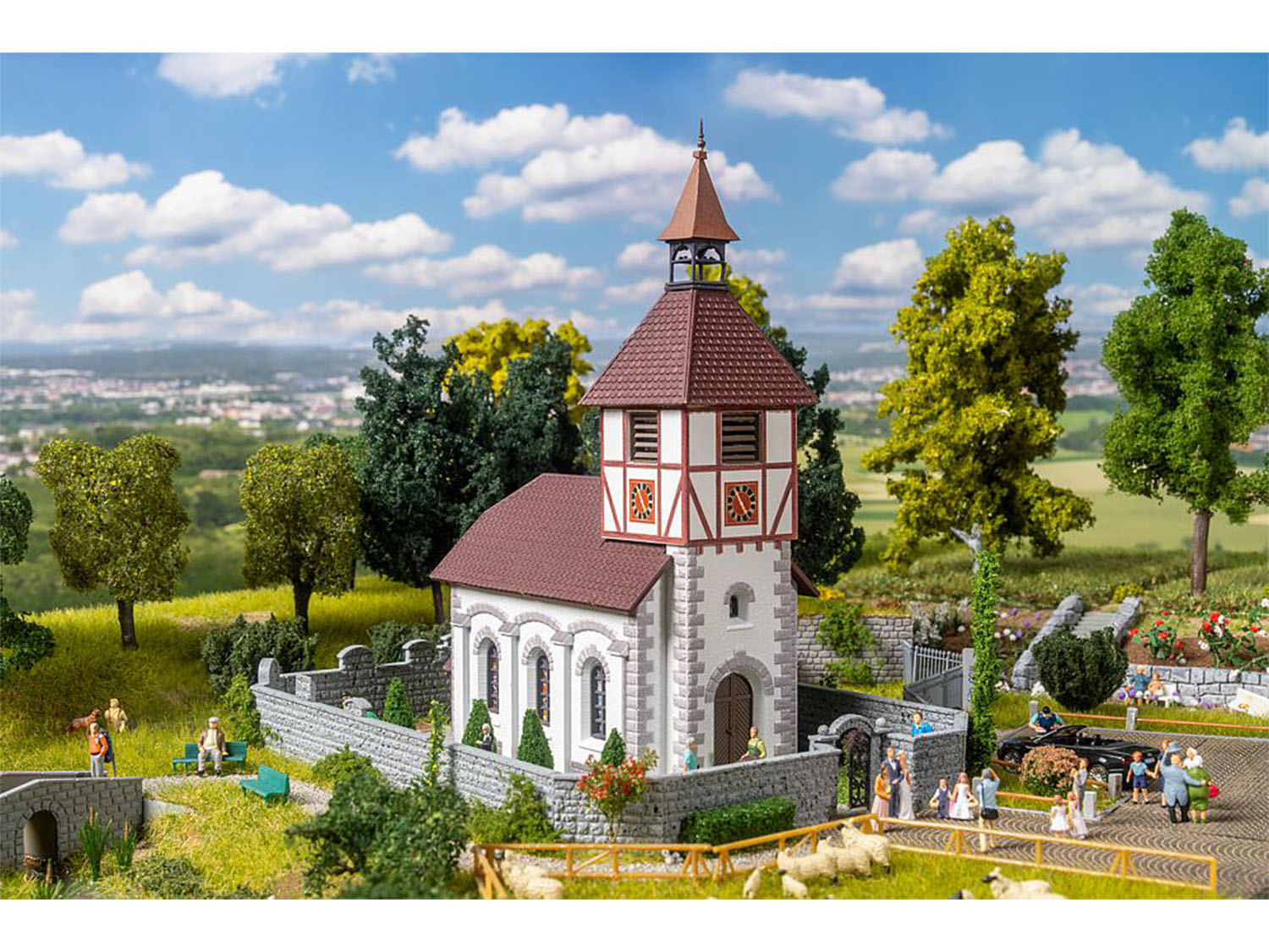 Village Church & Churchyard Kit I