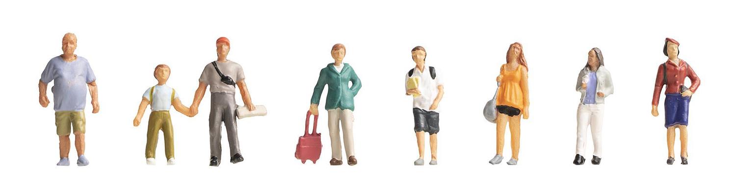 Faller Tourists (8) Figure Set FA151677