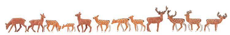 Faller Red Deer (12) Figure Set FA151906
