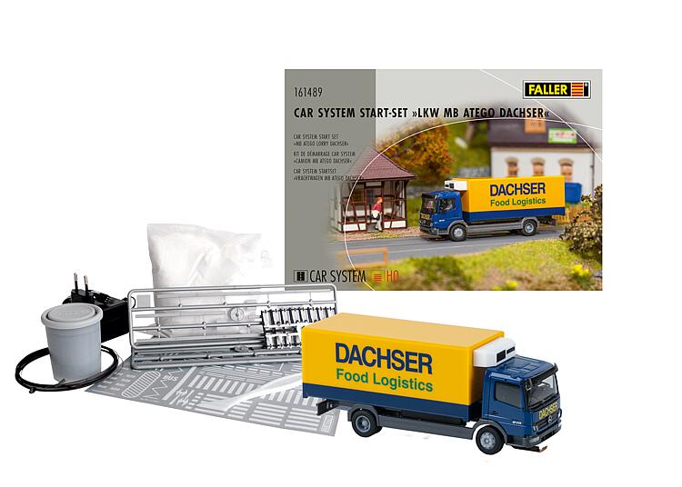 Faller Car System MB Atego Dachser Starter Set FA161489