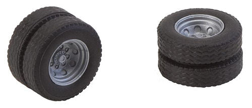 Faller Car System Two Wheels/Twin and Rims for Fire Vehicles FA163112