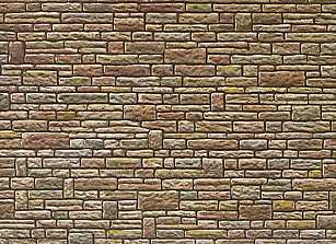 Faller Cut Stone Wall Card 250x125mm FA170604