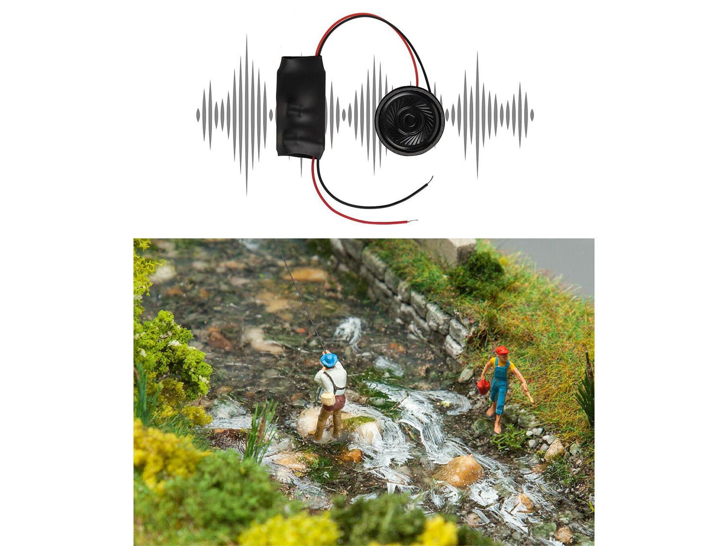Faller Babbling Brook Mini Sound Effect FA180257